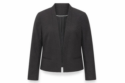 Debenhams Women's Black Geometric Blazer Size 14