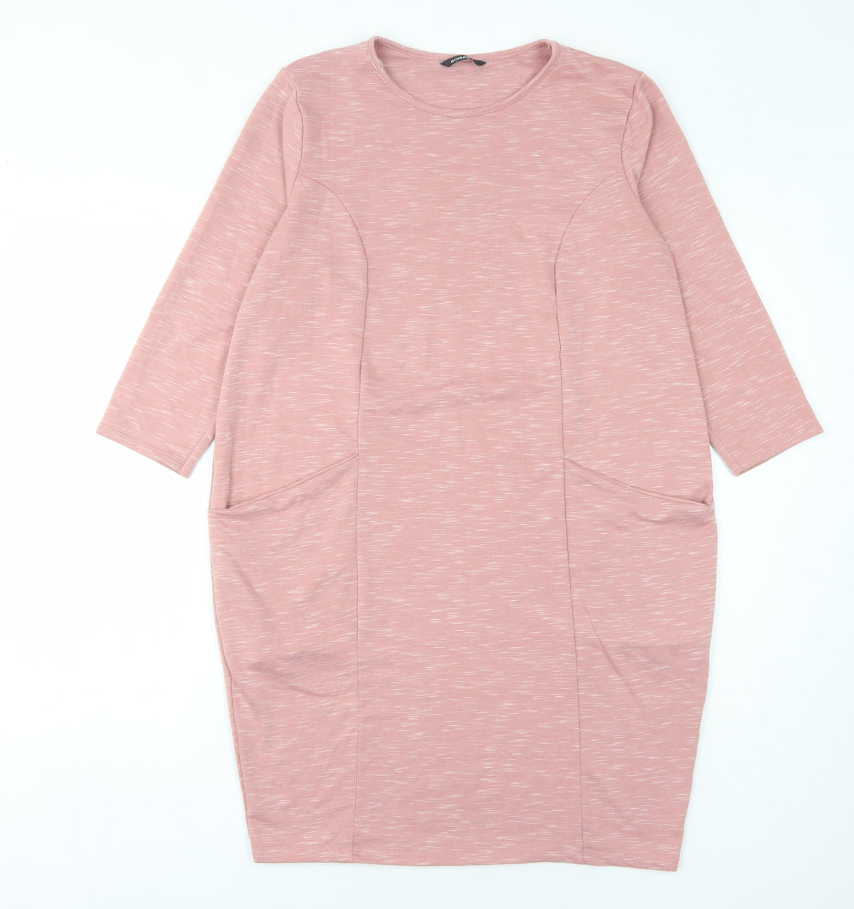 Roman Women’s Pink Casual Dress Size 10 with Pockets