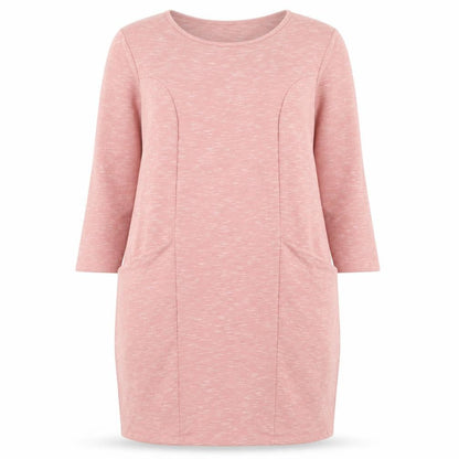 Front view of Roman Women's Pink Dress, size 10, with Pockets