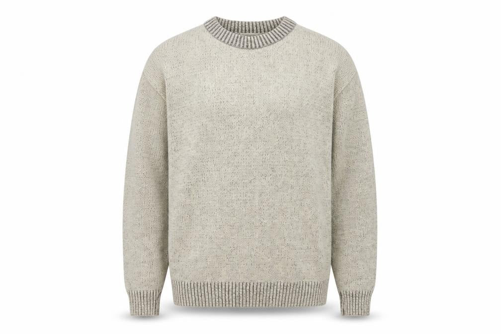 Carabou Mens Beige Pullover Jumper M Regular Fit