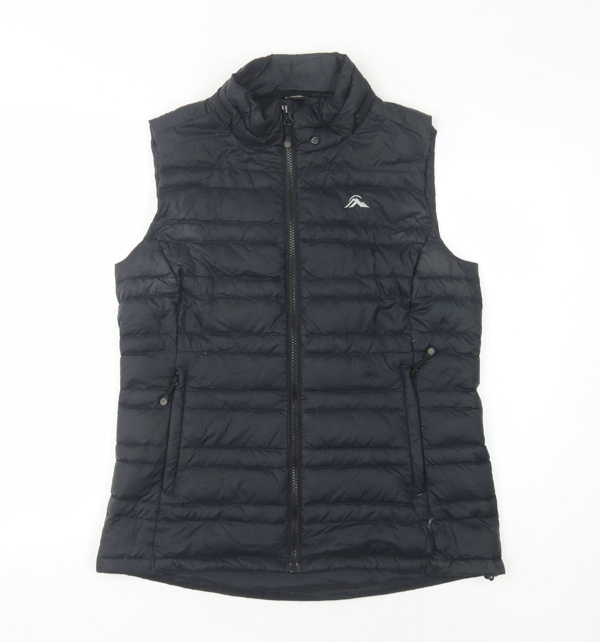Macpac Women's Black Down Waistcoat Size 10 with Logo