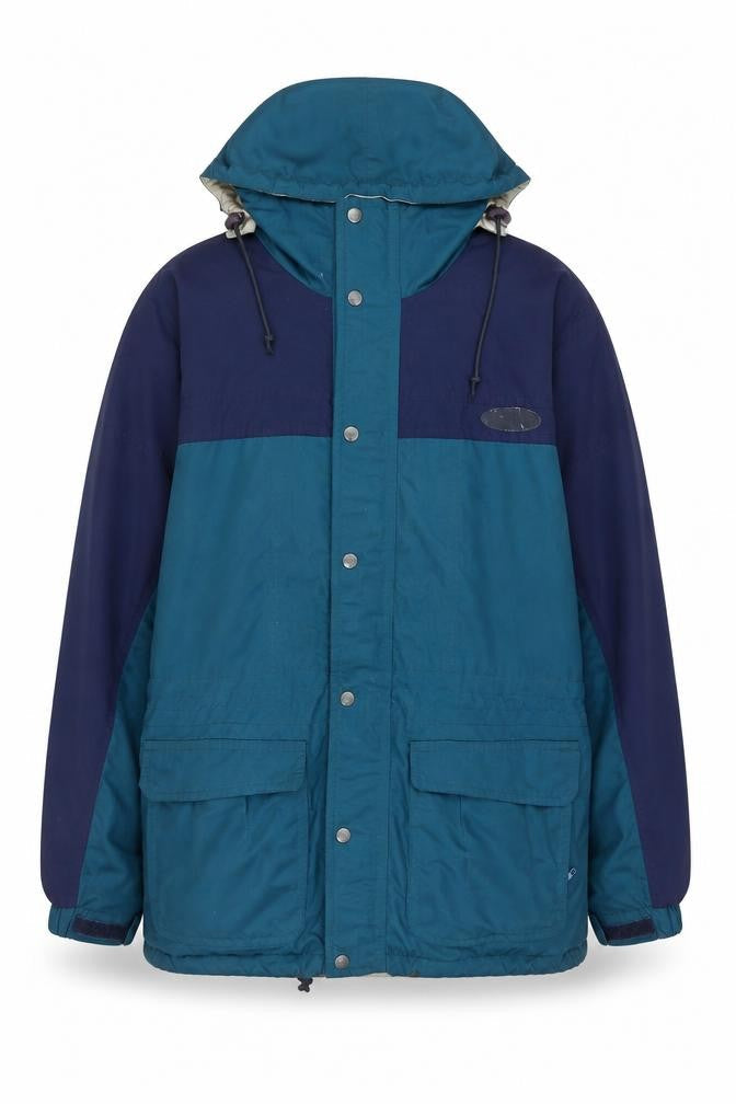 Vango Men's Blue Hooded Parka Jacket Size L