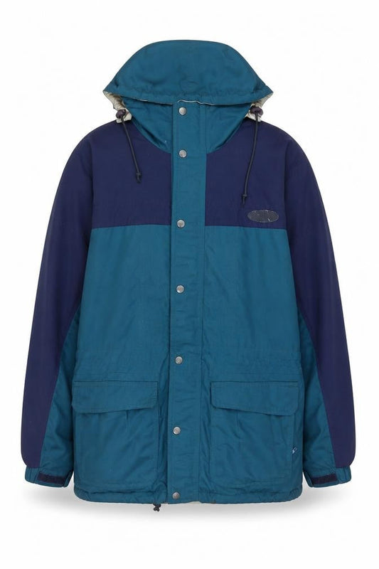 Vango Men's Blue Hooded Parka Jacket Size L