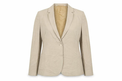 Next Women's Beige Blazer UK 16 Long Sleeve