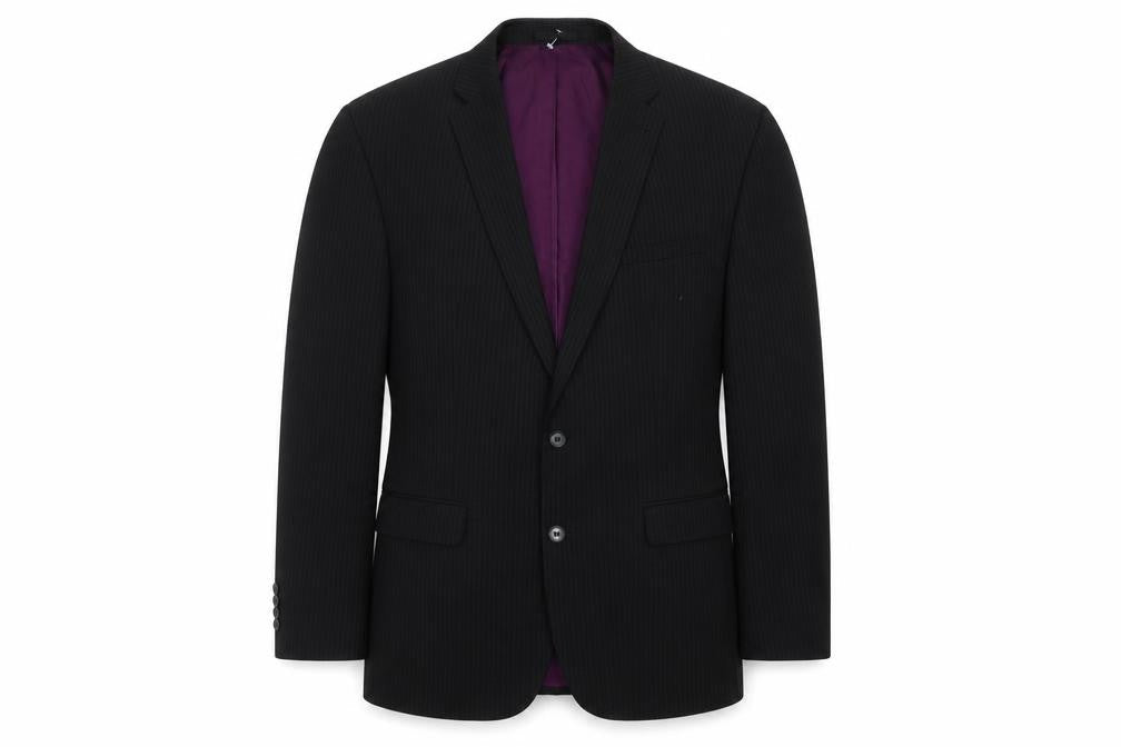 Taylor & Wright Men's Black Striped Blazer 40L