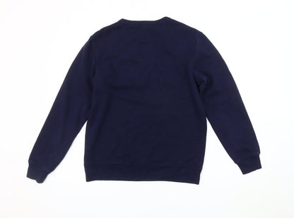 Gap Men's Blue XS Pullover Sweatshirt with Logo