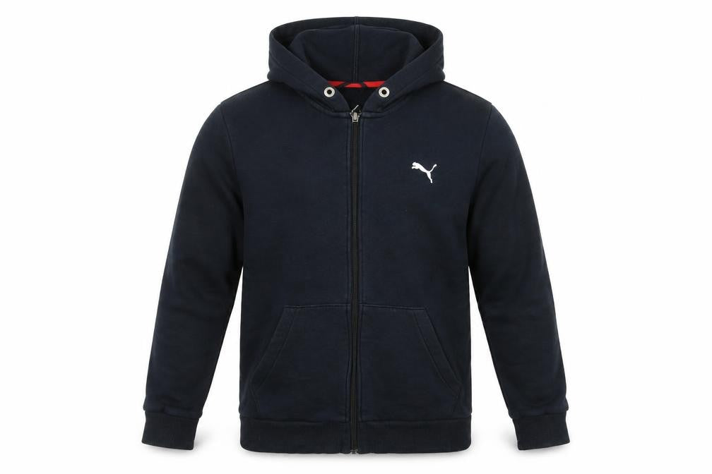 Puma Black Unisex Hooded Jacket Regular Fit