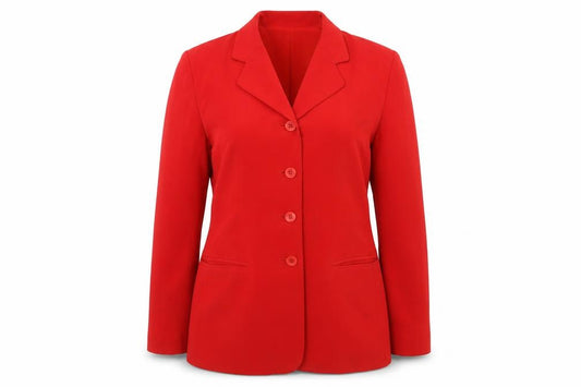 August Silk Women's Red Blazer, Size 2, Lined, Excellent Condition