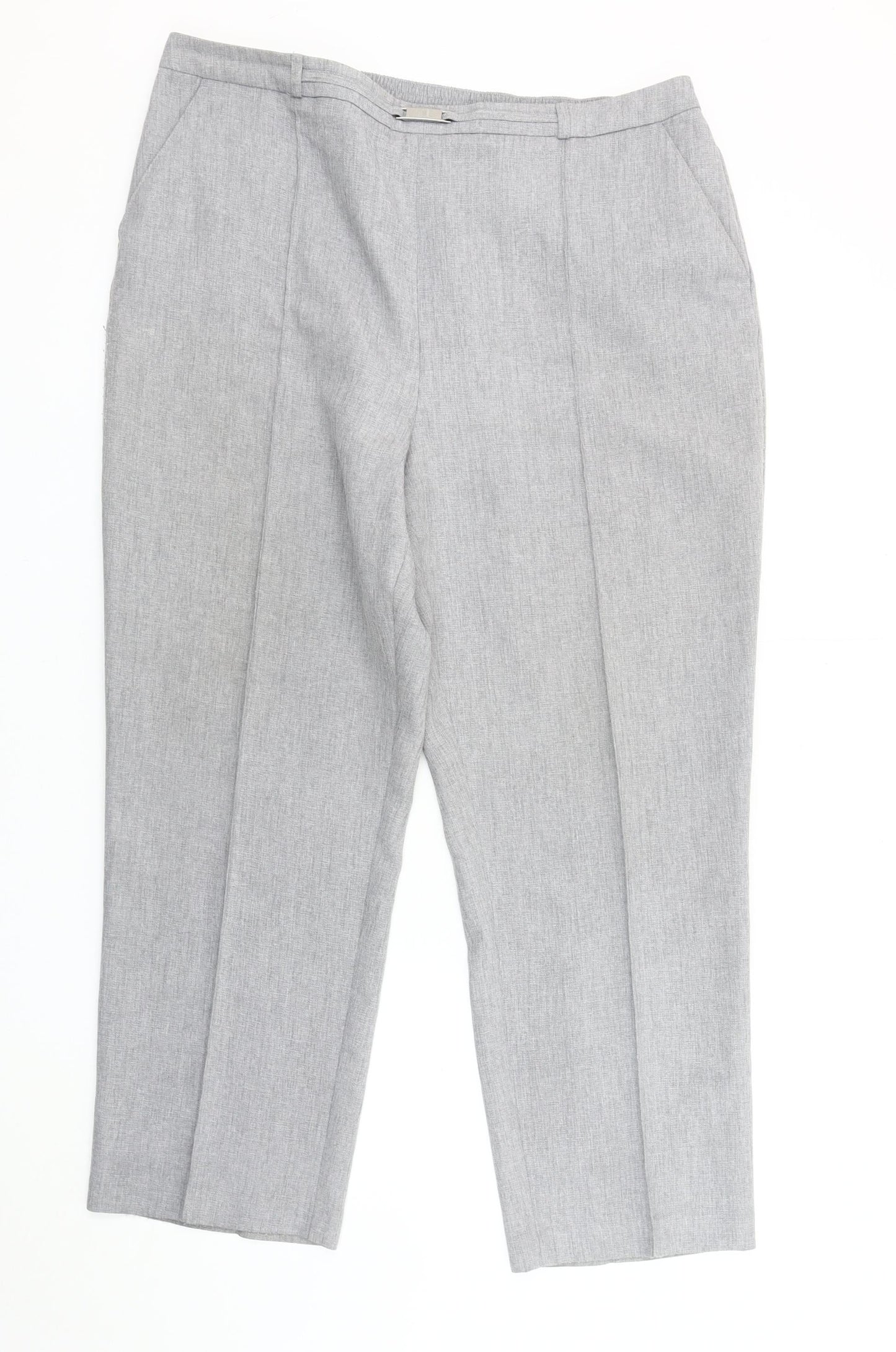 Honor Millburn Women's Grey Regular Trousers