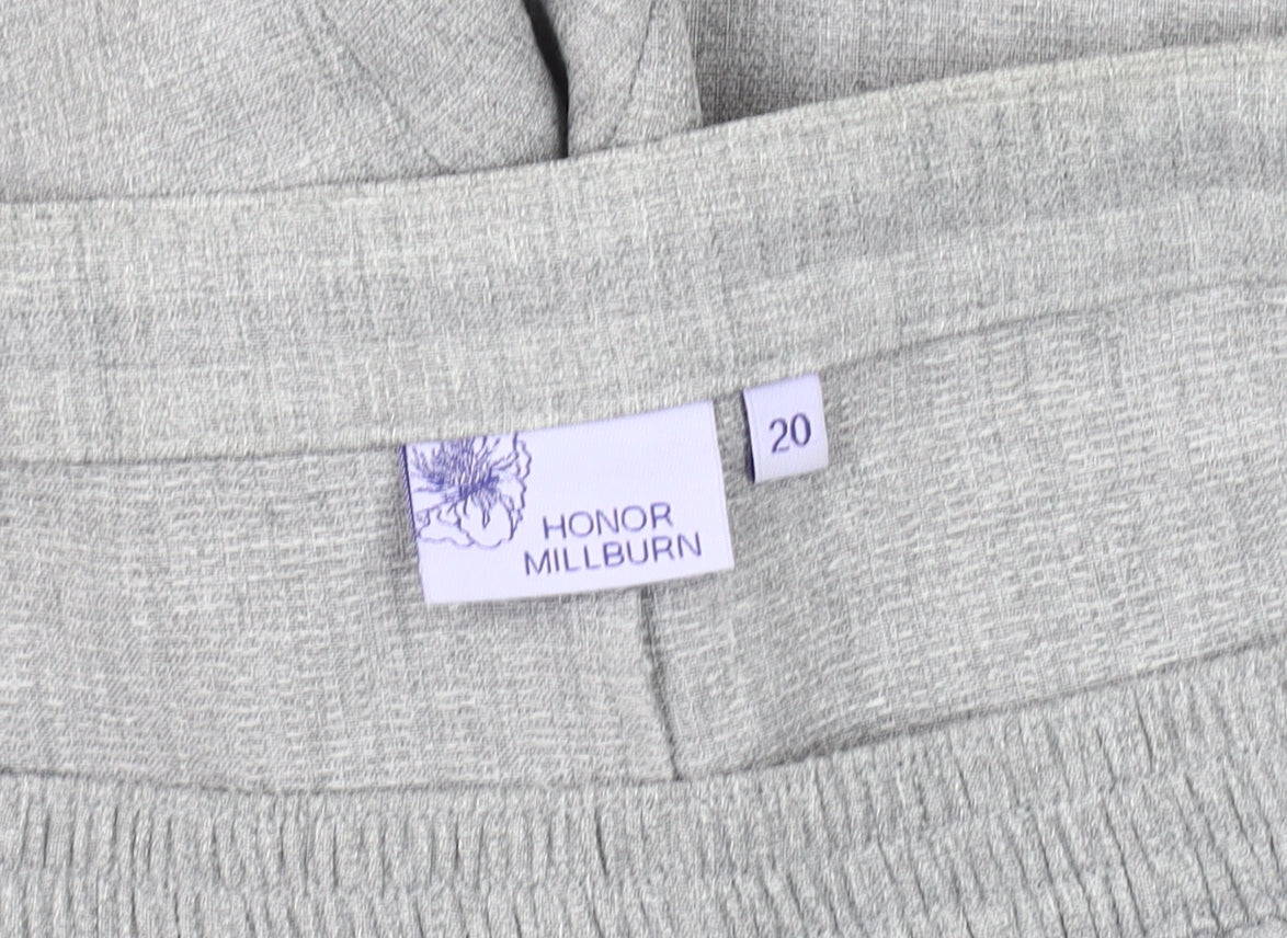 Honor Millburn Women's Grey Regular Trousers