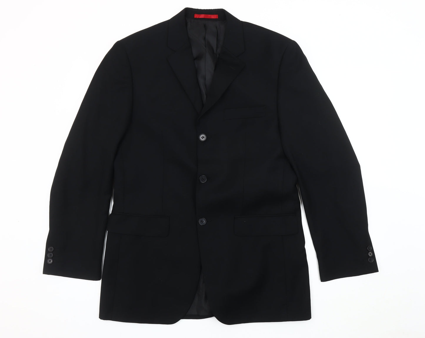 Burton Men's Black Regular Fit Blazer 38