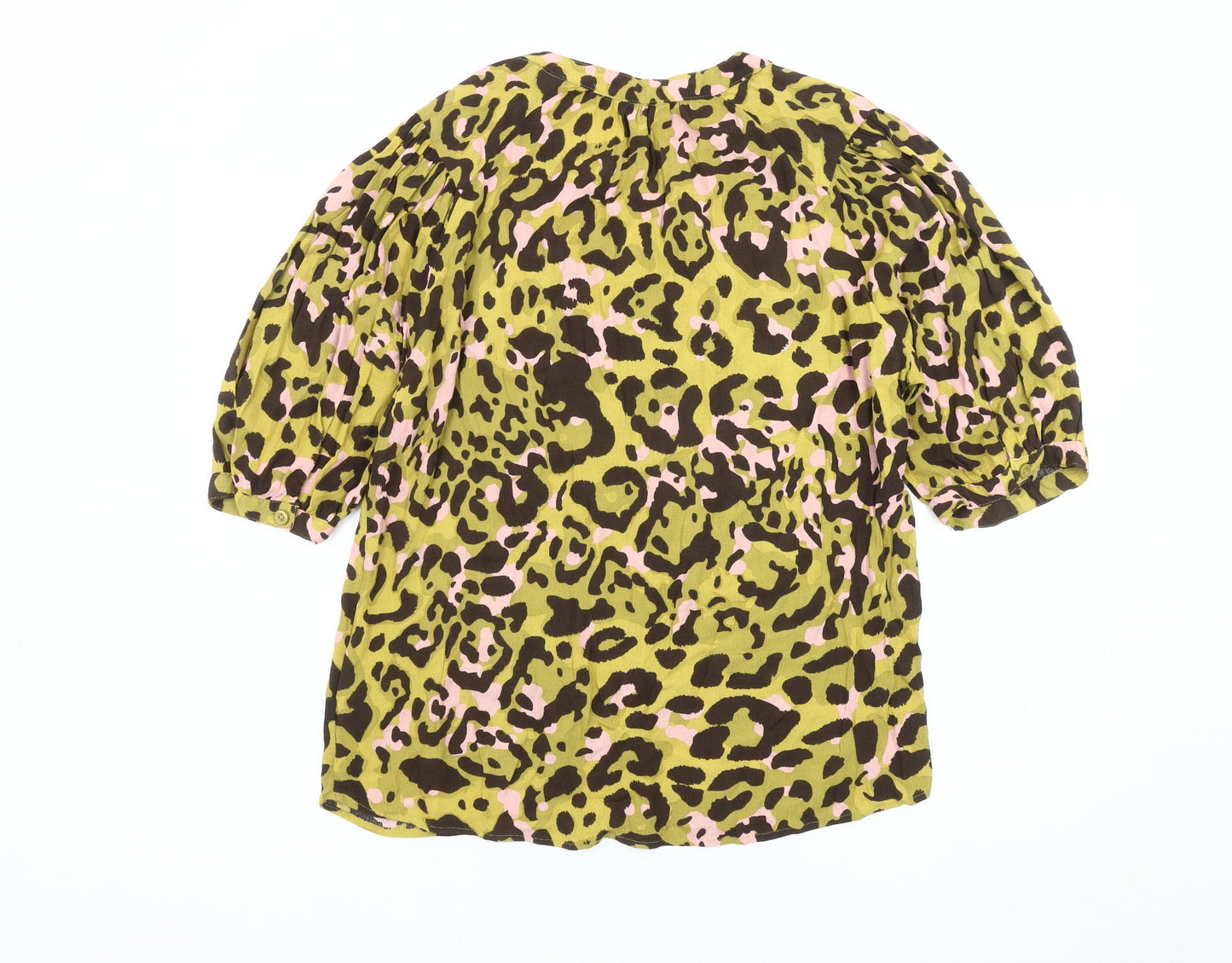 Next Women's Multicoloured Animal Print Top Size 14
