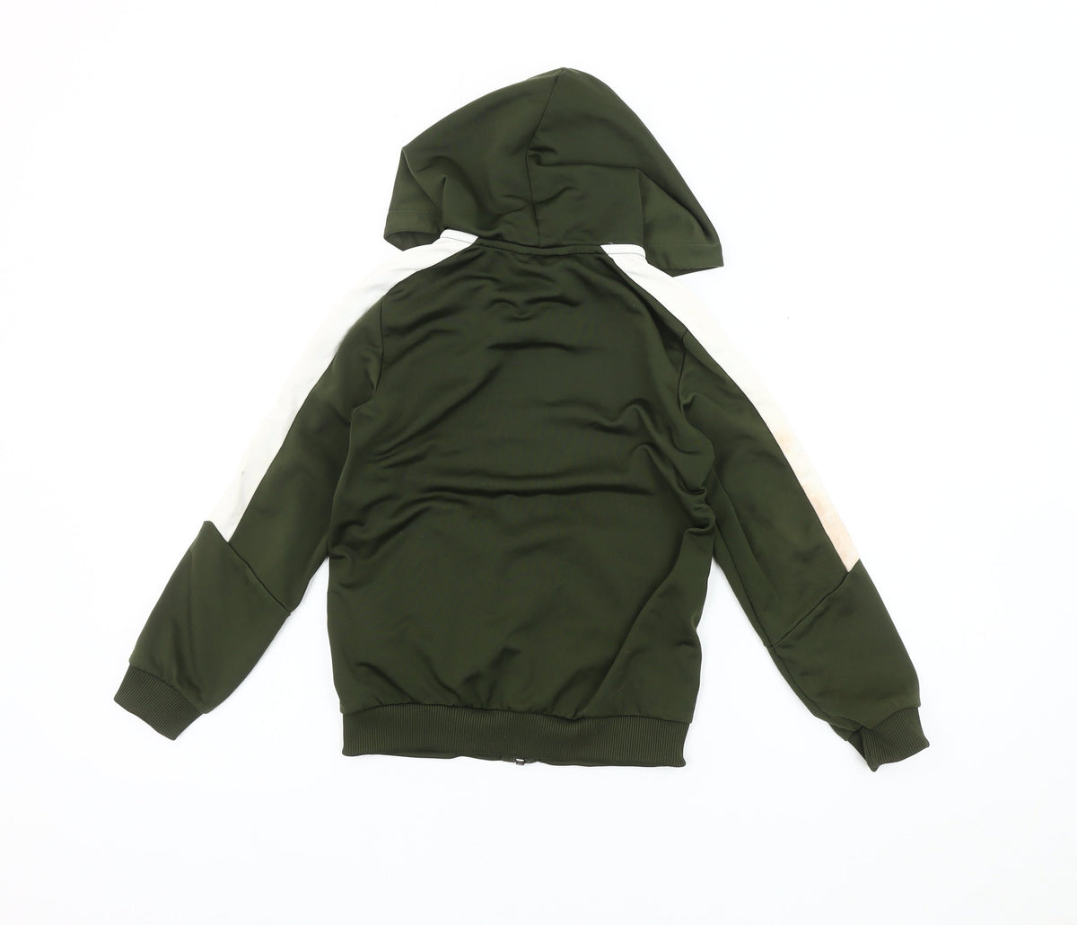 Puma Boys Green Hooded Track Jacket Size 4