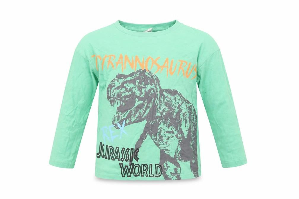 Jurassic World Boys Green Dinosaur Graphic T-Shirt 4 Years