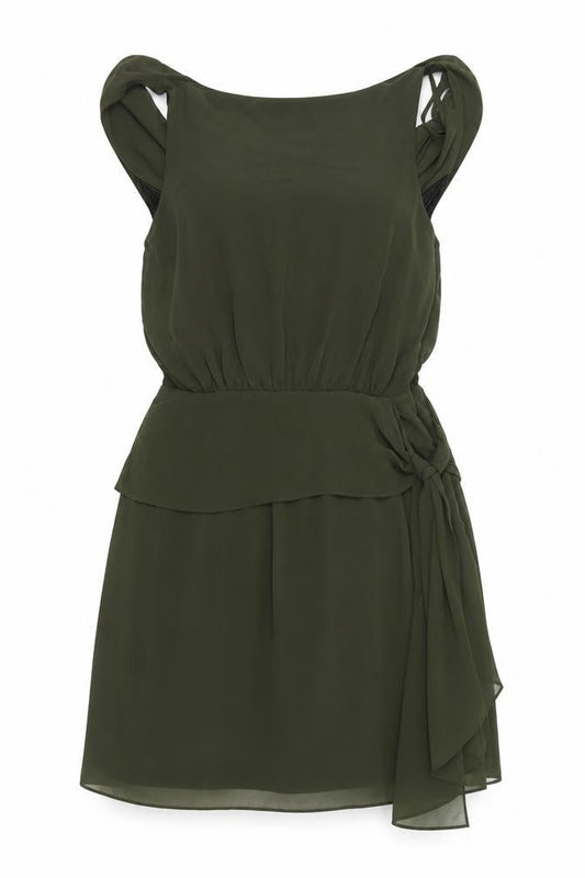 ASOS Women's Green Shift Dress, Size 10 - Chic & Versatile