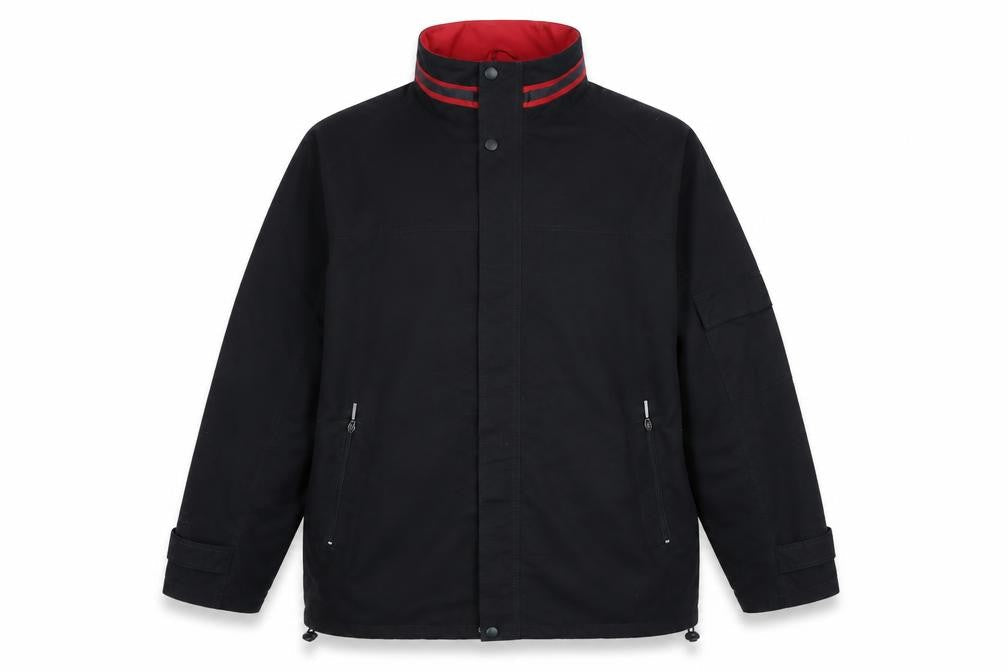 ES Sport Men's Black XL Basic Jacket with Hood