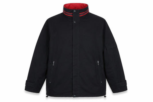 ES Sport Men's Black XL Basic Jacket with Hood