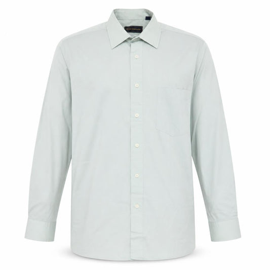 Peter England Men's Ivory Long Sleeve Shirt 15.5