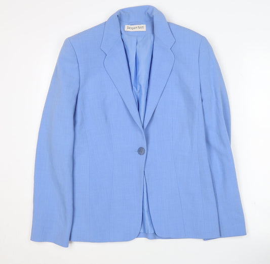 Jacques Vert Women's Blue Blazer Size 10