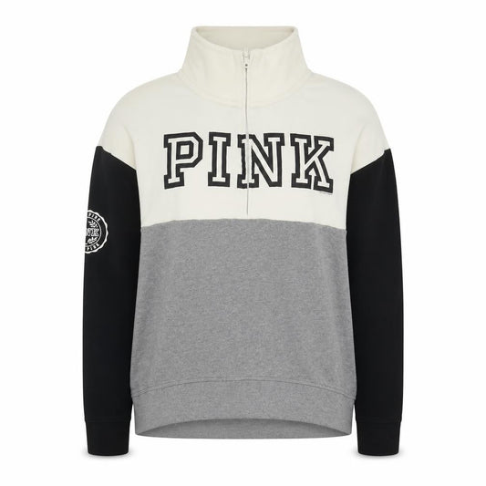 Victoria's Secret PINK Women's Grey Pullover Sweatshirt - S