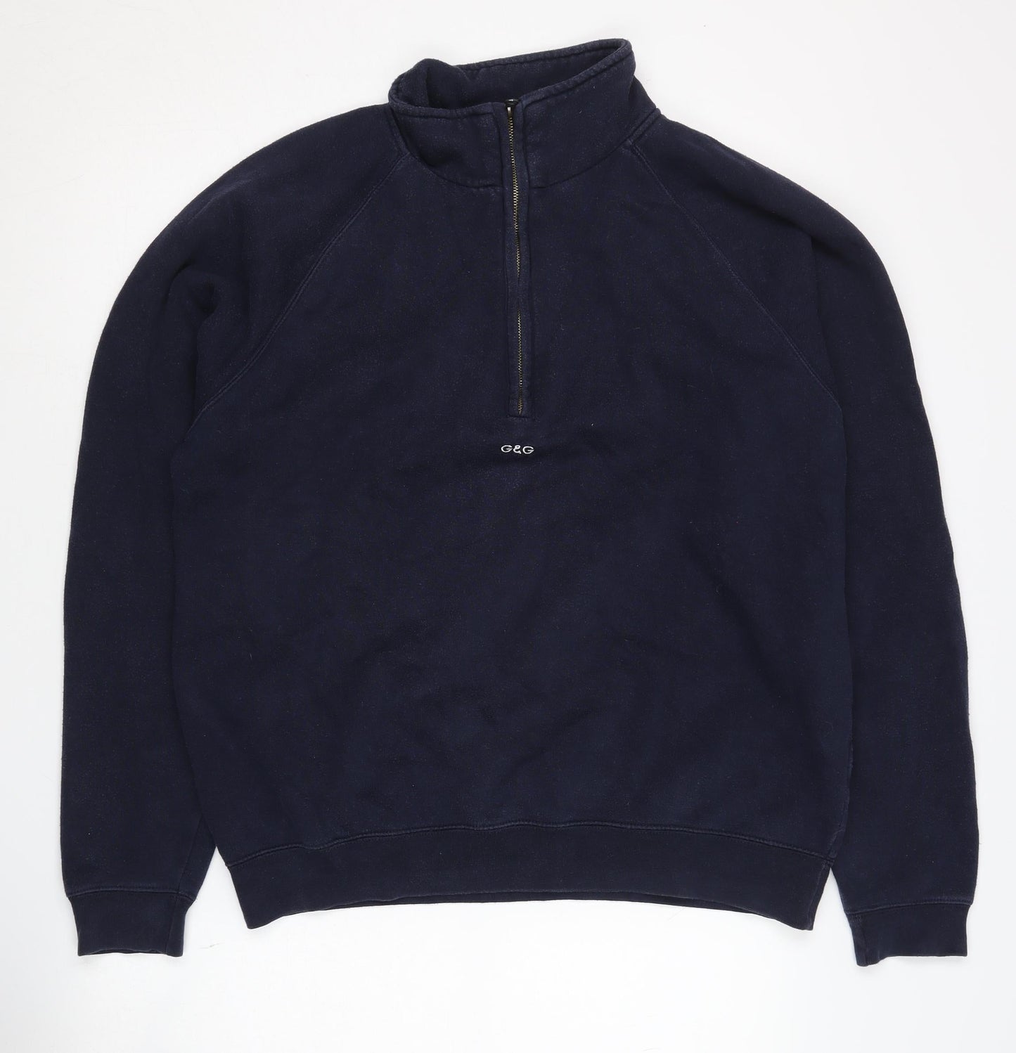 G&G Men's Blue Pullover Sweatshirt L