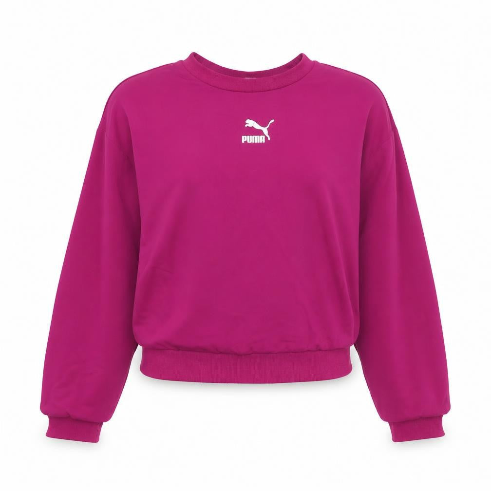 Puma Women's XS Pink Crew Neck Pullover Sweatshirt