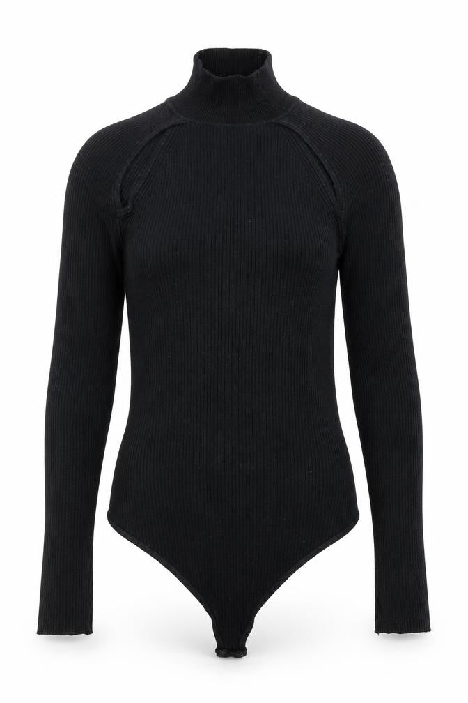 Abercrombie & Fitch Women's Black Bodysuit (S)