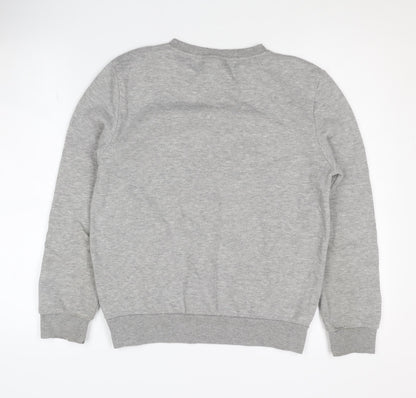 Preloved Disney Women's Grey S Pullover Crew Neck Sweatshirt - Back