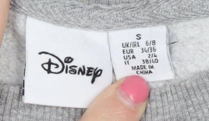 Preloved Disney Women's Grey S Pullover Crew Neck Sweatshirt - Image 5
