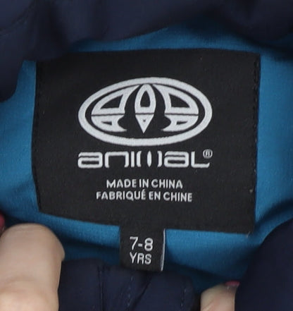 Additional view of Animal boys’ blue sleeveless jacket 7-8 years with zip