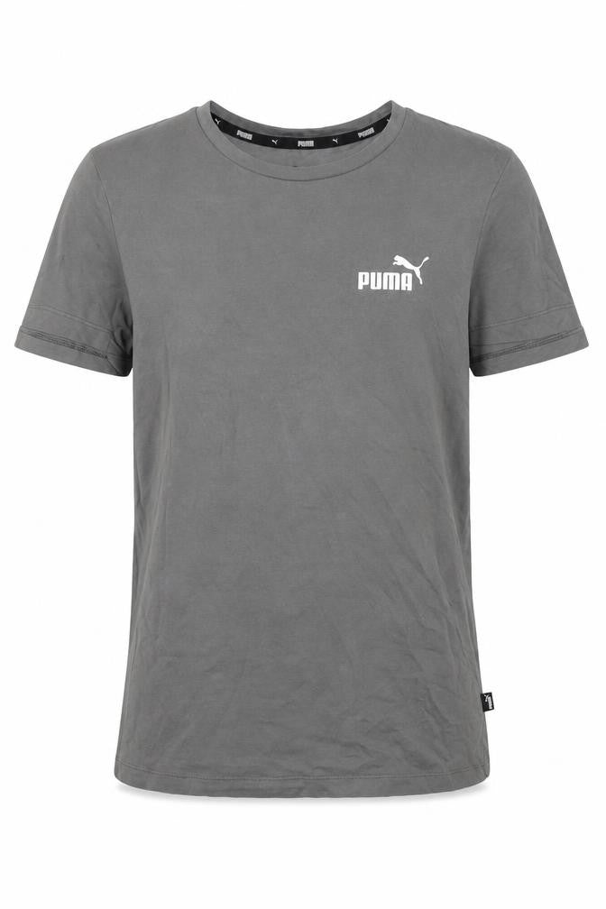 Puma Men's Grey Crew Neck T-Shirt Size S