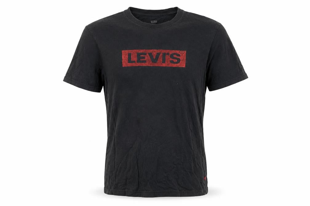 Levi's Men's Black Relaxed Fit Logo T-Shirt - Size S