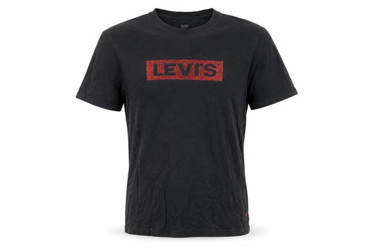 Levi's Men's Black Relaxed Fit Logo T-Shirt - Size S