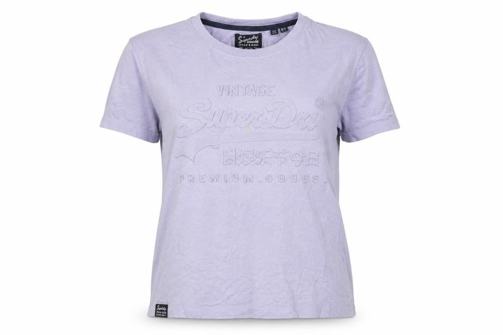 Superdry Unisex Purple T-Shirt Size 10 Regular Fit