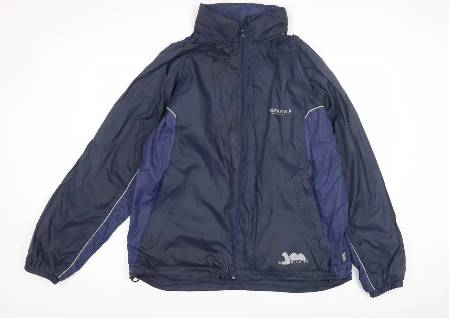 Regatta Blue Waterproof Rain Jacket Unisex Large