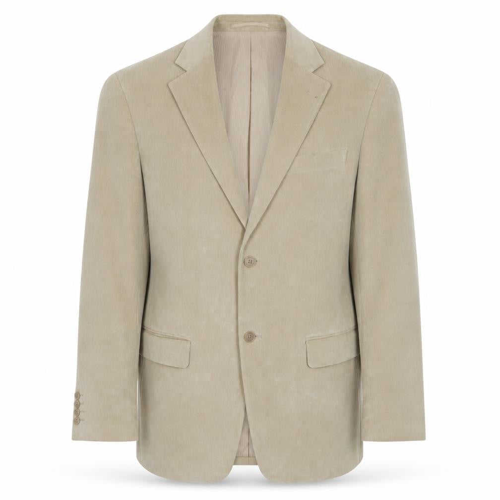 Thomas Nash Men's Beige Corduroy Blazer, Size 38