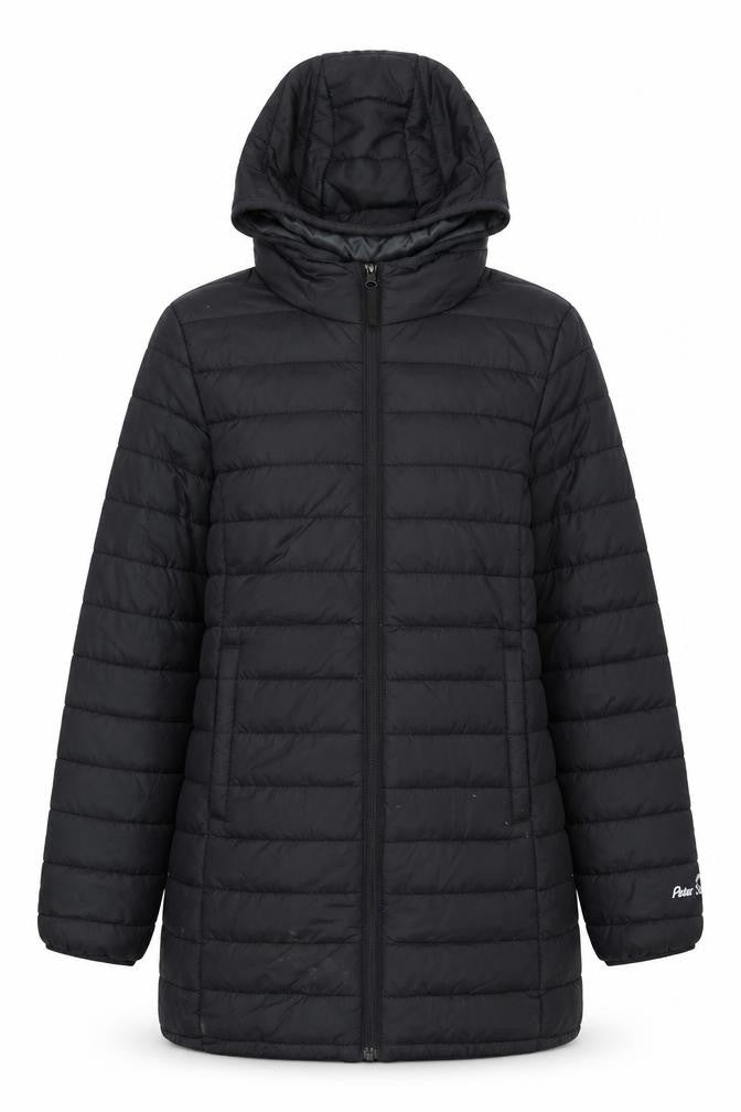Peter Storm Women's Black Puffer Jacket Size 12 Hooded