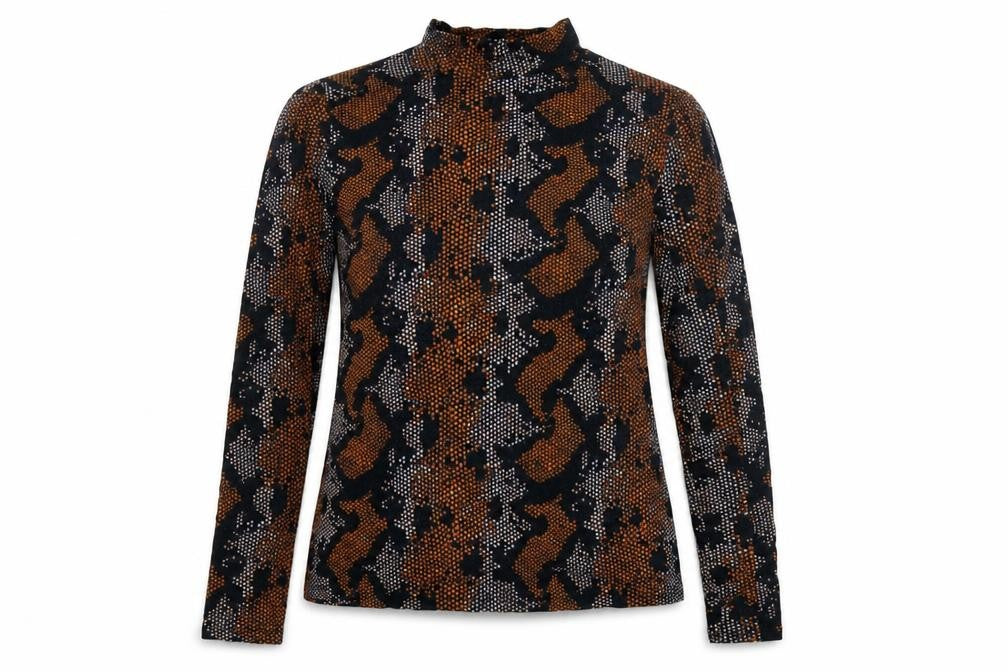 Warehouse Women’s Animal Print Top, Size 14