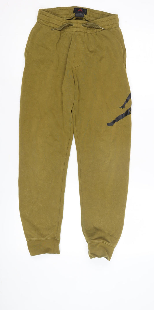 Jordan Boys Green Jogger Trousers - 12 Years
