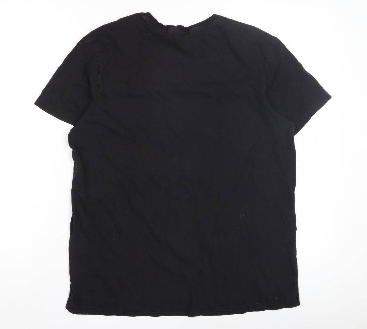 Ben Sherman Men's Black Cotton Printed T-Shirt Size M