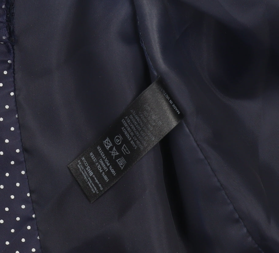 BHS Women's Blue Blazer 18 Lined Single-Breasted