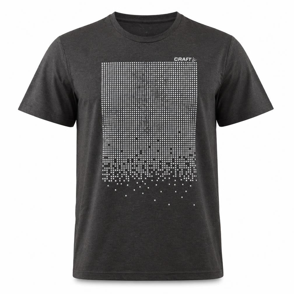 Craft Men's Black Graphic Print Medium T-Shirt