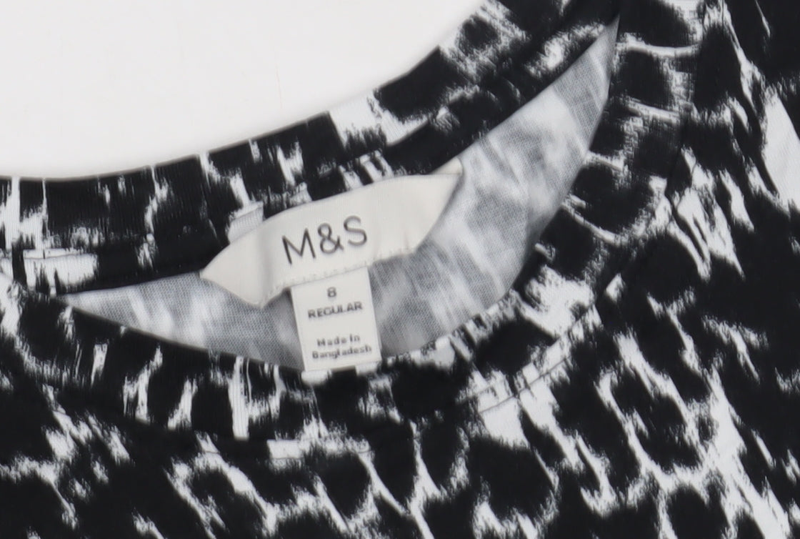 Marks & Spencer Women's Animal Print Dress Sz 8
