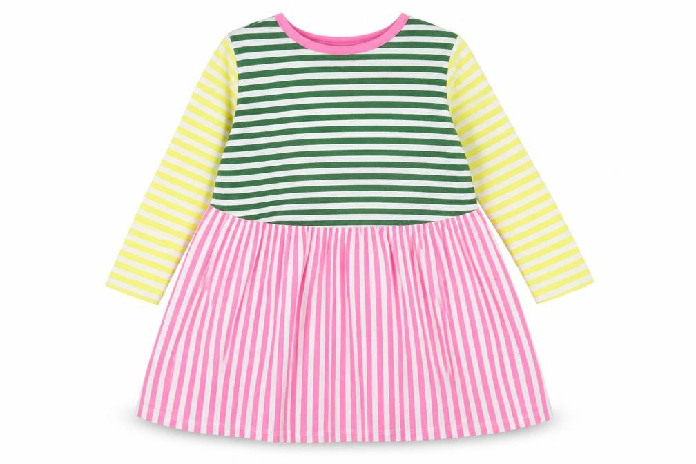 ASOS Women's Multicoloured Stripe A-Line Dress, Size 12
