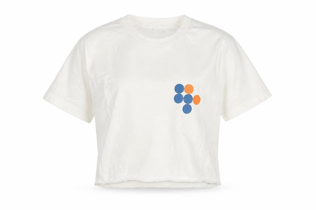 Forty Two White Graphic Unisex T-Shirt, Size S
