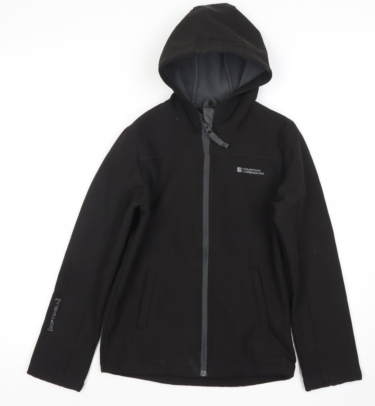 Mountain Warehouse Boys Black Soft Shell Jacket 9-10 Years