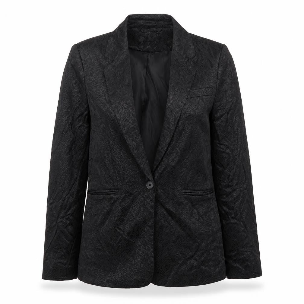 H&M Women's Black Blazer, Size 10, Lined, Formal