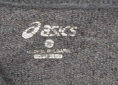 Asics Men's Grey XL Full Zip Hoodie