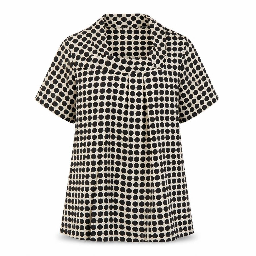 Mamas & Papas Women's Polka Dot Top Black Size 12