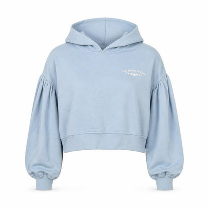 H&M Women's Blue 2XS Pullover Hoodie with Celestial Print